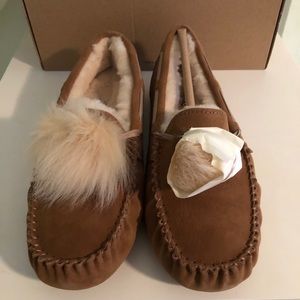 Ugg Dakota Slippers with Pom Pom